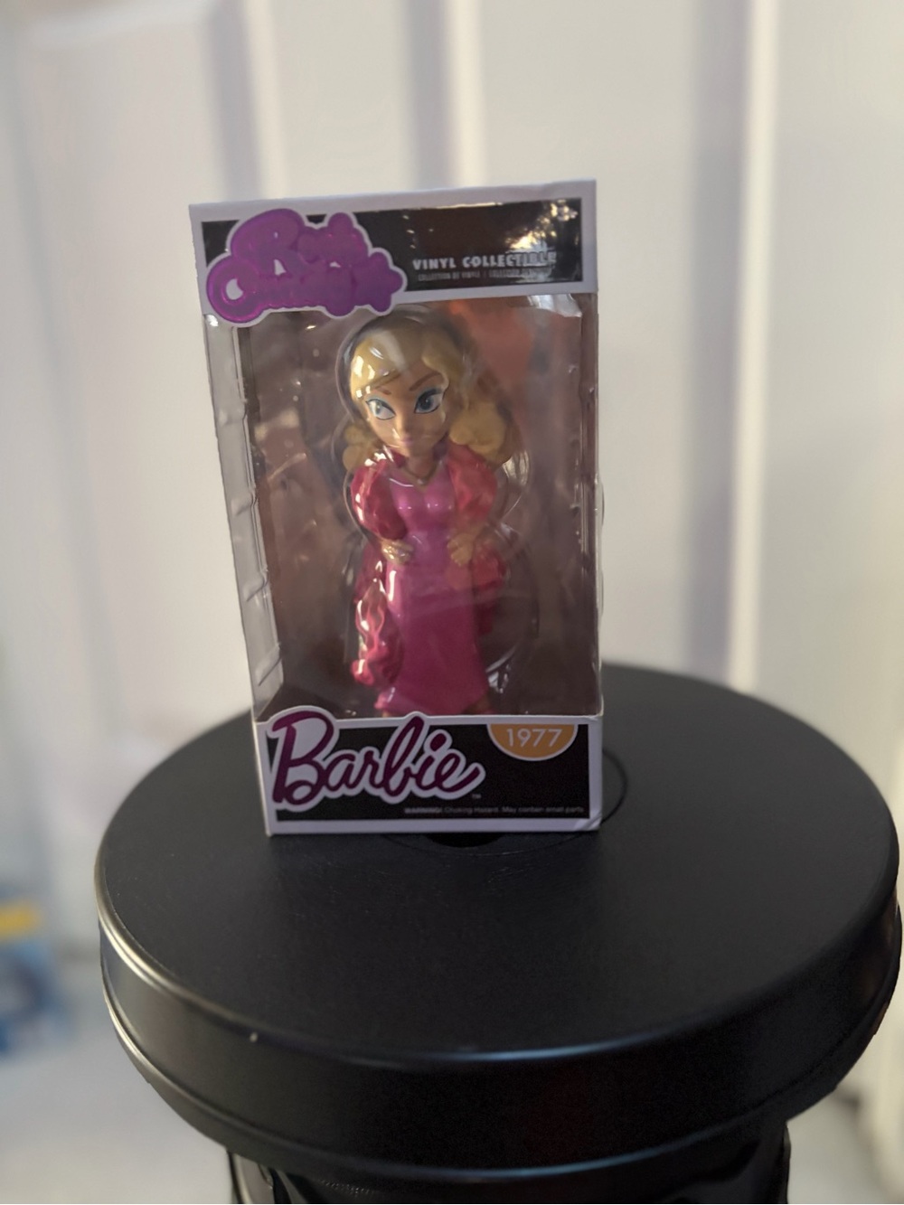 Barbie Pink Vinyl Figure in Hot Pink Dress - Barbie Brand
